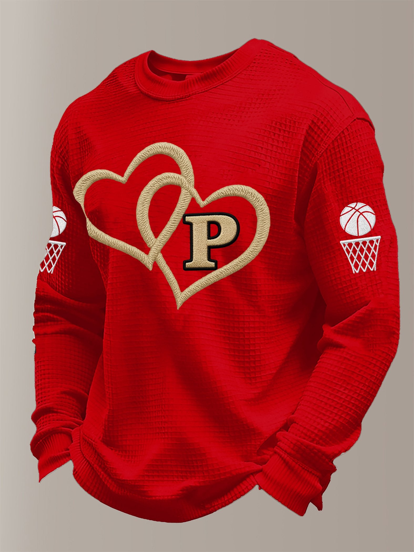 Men's Basketball Printed Casual Long-Sleeved Top