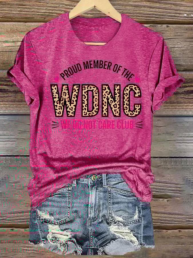 Women's  Retro Funny Proud Member Of Club Menopause Perimenopause Print T-Shirt