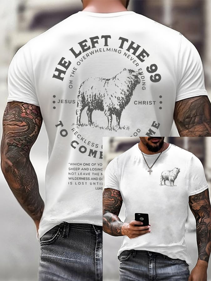 🔥Buy 3 Get 15% Off🔥Men'S Casual Faith Print T-Shirt