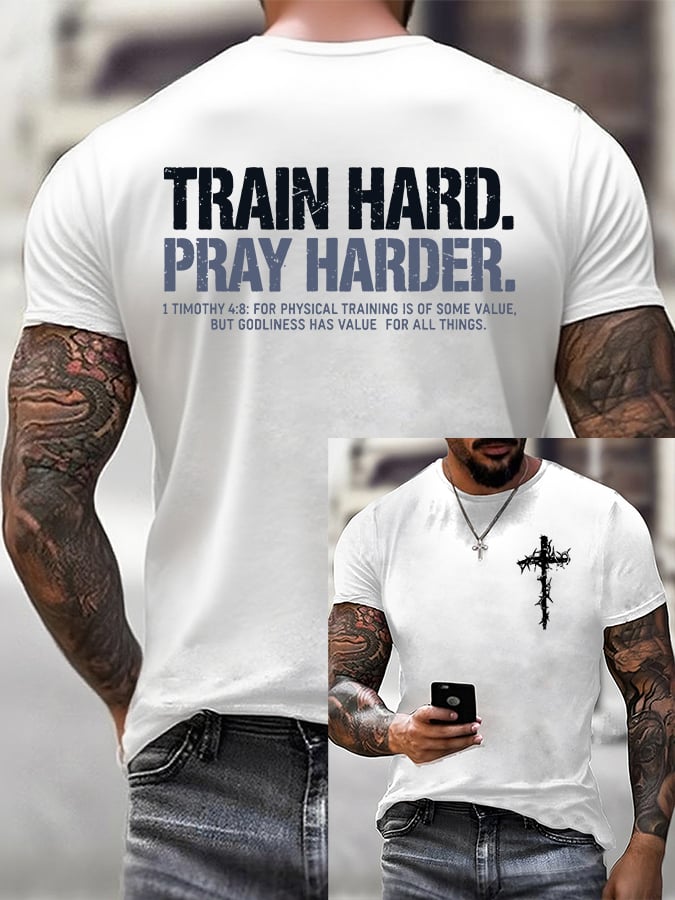 🔥Buy 3 Get 15% Off🔥Men'S Casual Faith Short-Sleeved T-Shirt