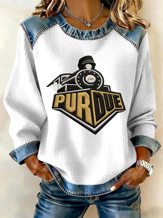 Women's Basketball Print Casual Top