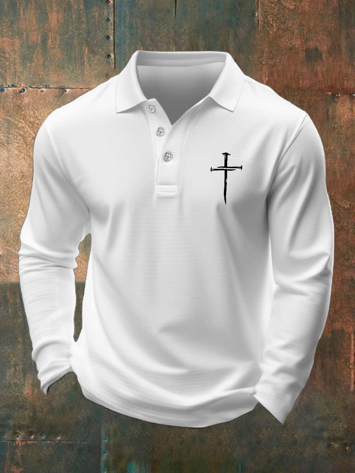 🔥Buy 3 Get 15% Off🔥Men's Casual Faith Long Sleeve Polo