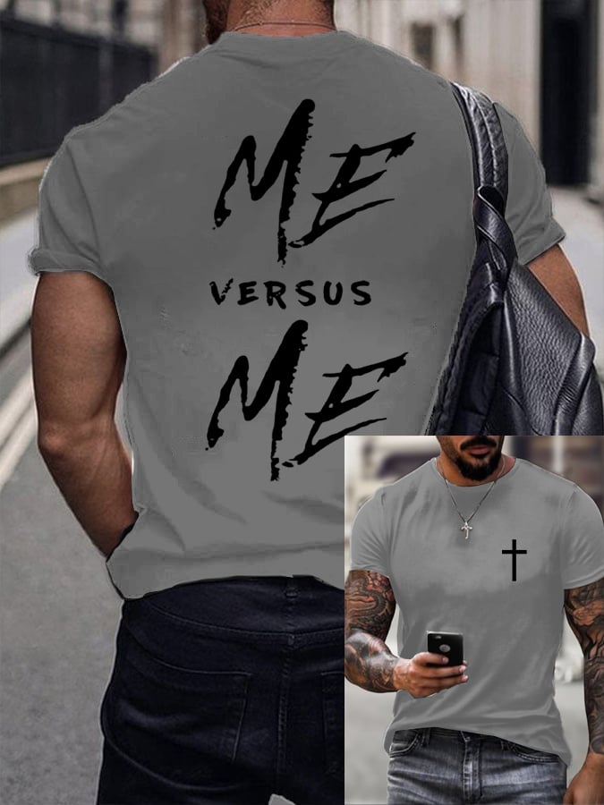 🔥Buy 3 Get 15% Off🔥Men's Gym Faith Printed Shirt