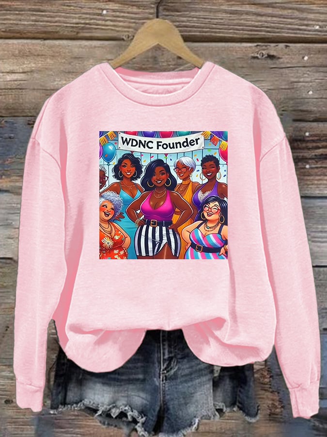 Women's  Retro Funny Proud Member Of Club We Do Not Care Menopause Perimenopause Print  Sweatshirt