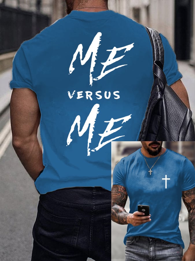 🔥Buy 3 Get 15% Off🔥Men's Gym Faith Printed Shirt