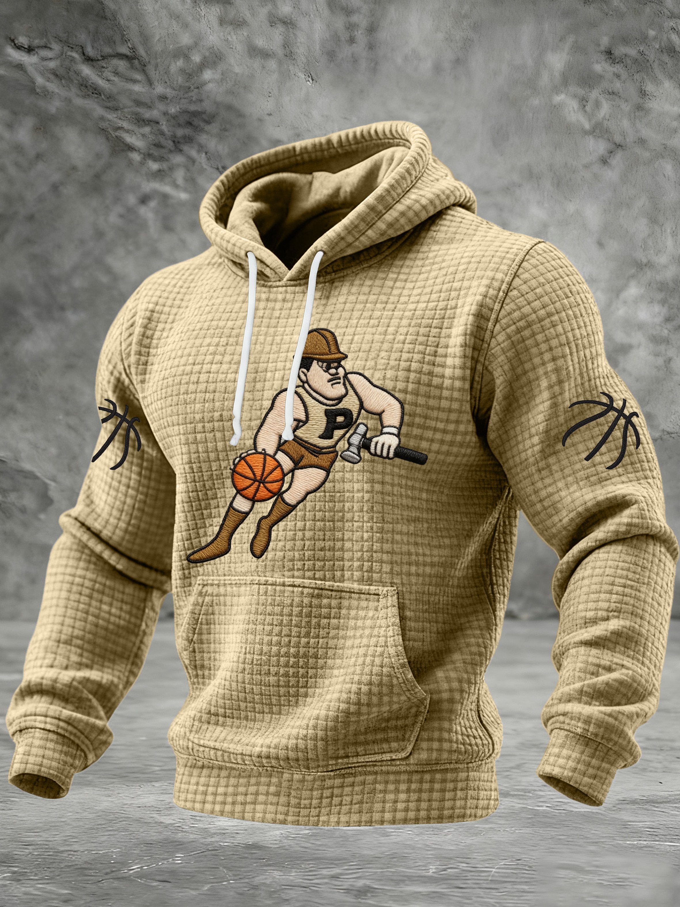 Men's Basketball Print Hoodie