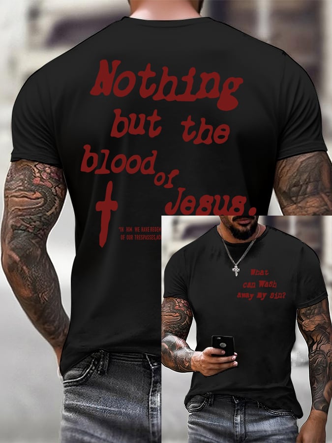 🔥Buy 3 Get 15% Off🔥Men'S Casual Faith Short-Sleeved T-Shirt