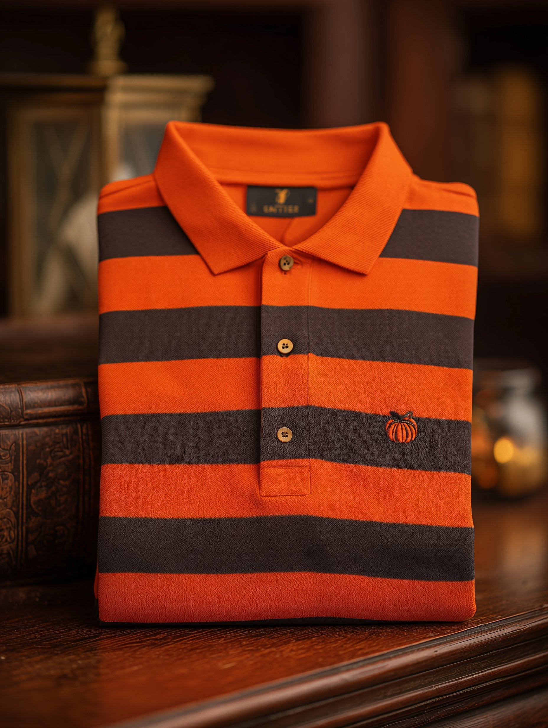 🔥Buy 3 Get 15% Off🔥Men's Offline Business Autumn Pumpkin Contrast Polo