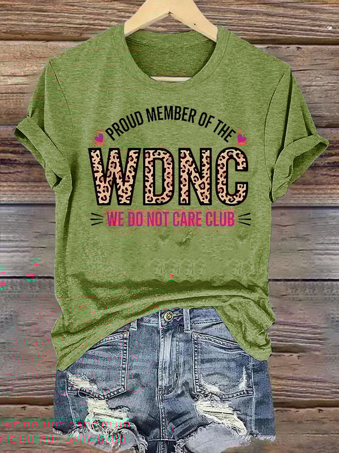 Women's  Retro Funny Proud Member Of Club Menopause Perimenopause Print T-Shirt