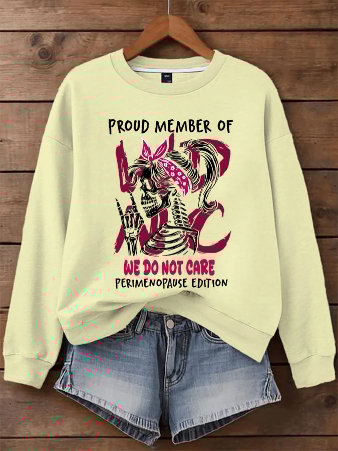 Women's  WDNC Menopause And Perimenopause Print Sweatshirt