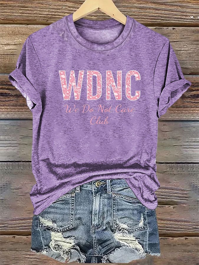 Women's  Retro Funny Proud Member Of Club Menopause Perimenopause Print T-Shirt