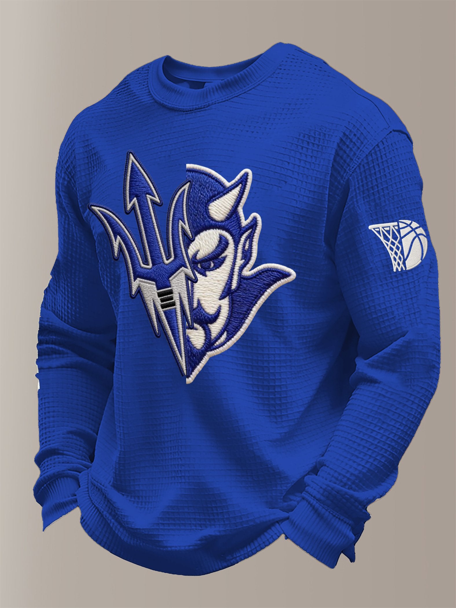 Men's Basketball Waffle Knit Long-Sleeve T-Shirt