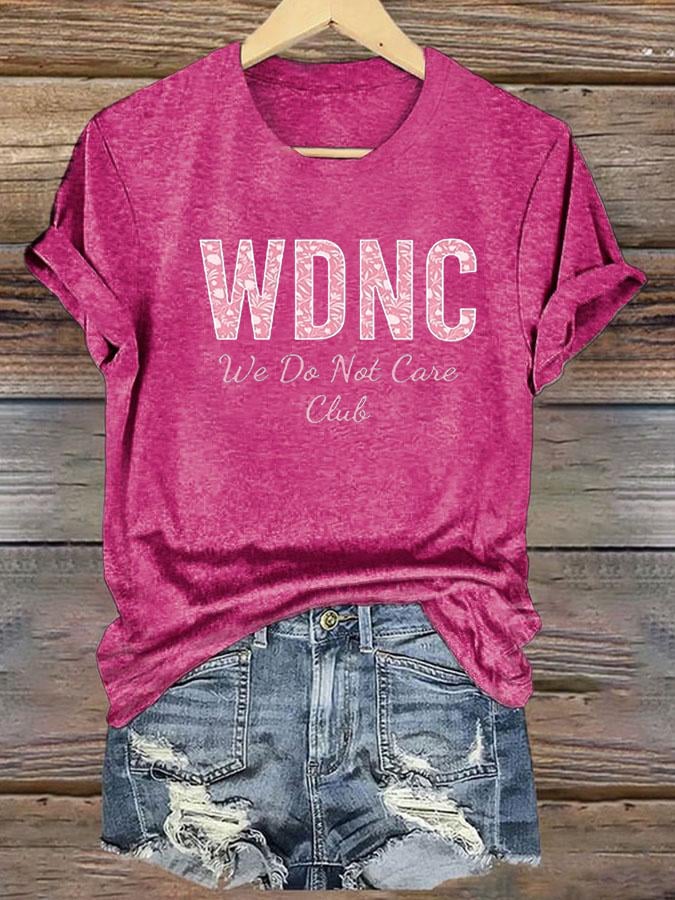 Women's  Retro Funny Proud Member Of Club Menopause Perimenopause Print T-Shirt