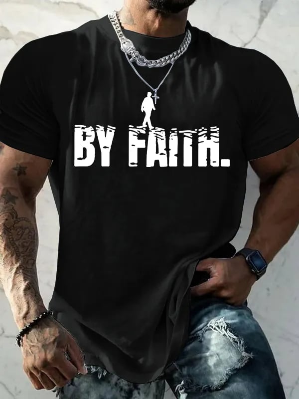 🔥Buy 3 Get 15% Off🔥Men's By Faith Printed  Shirt