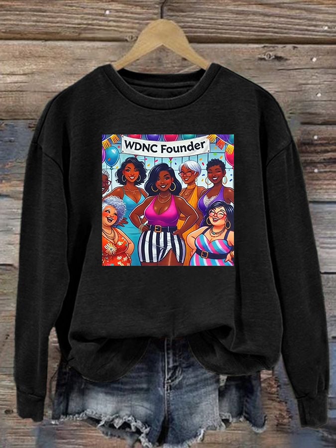 Women's  Retro Funny Proud Member Of Club We Do Not Care Menopause Perimenopause Print  Sweatshirt