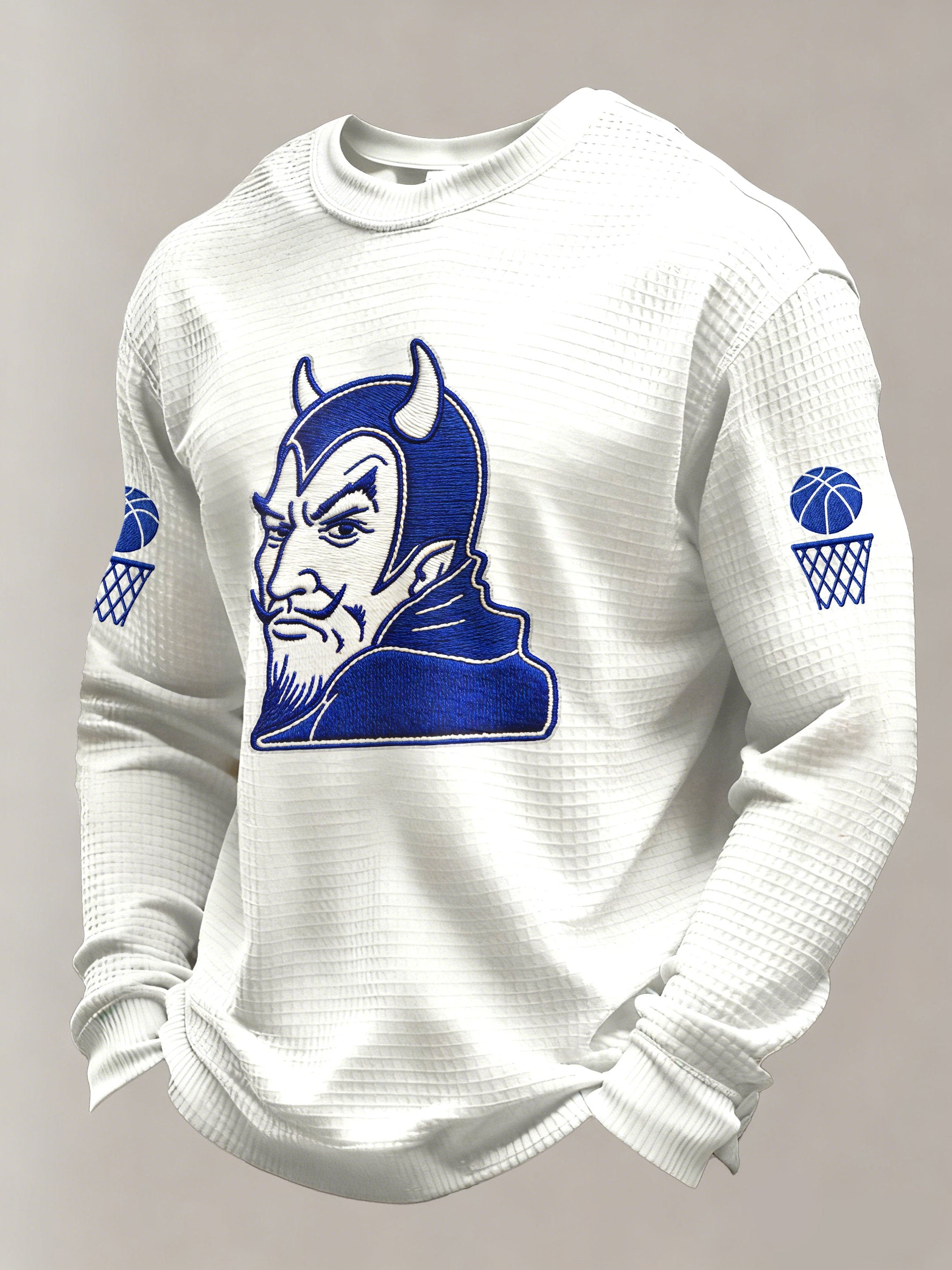 Men's Basketball Printed Casual Long-Sleeved Top