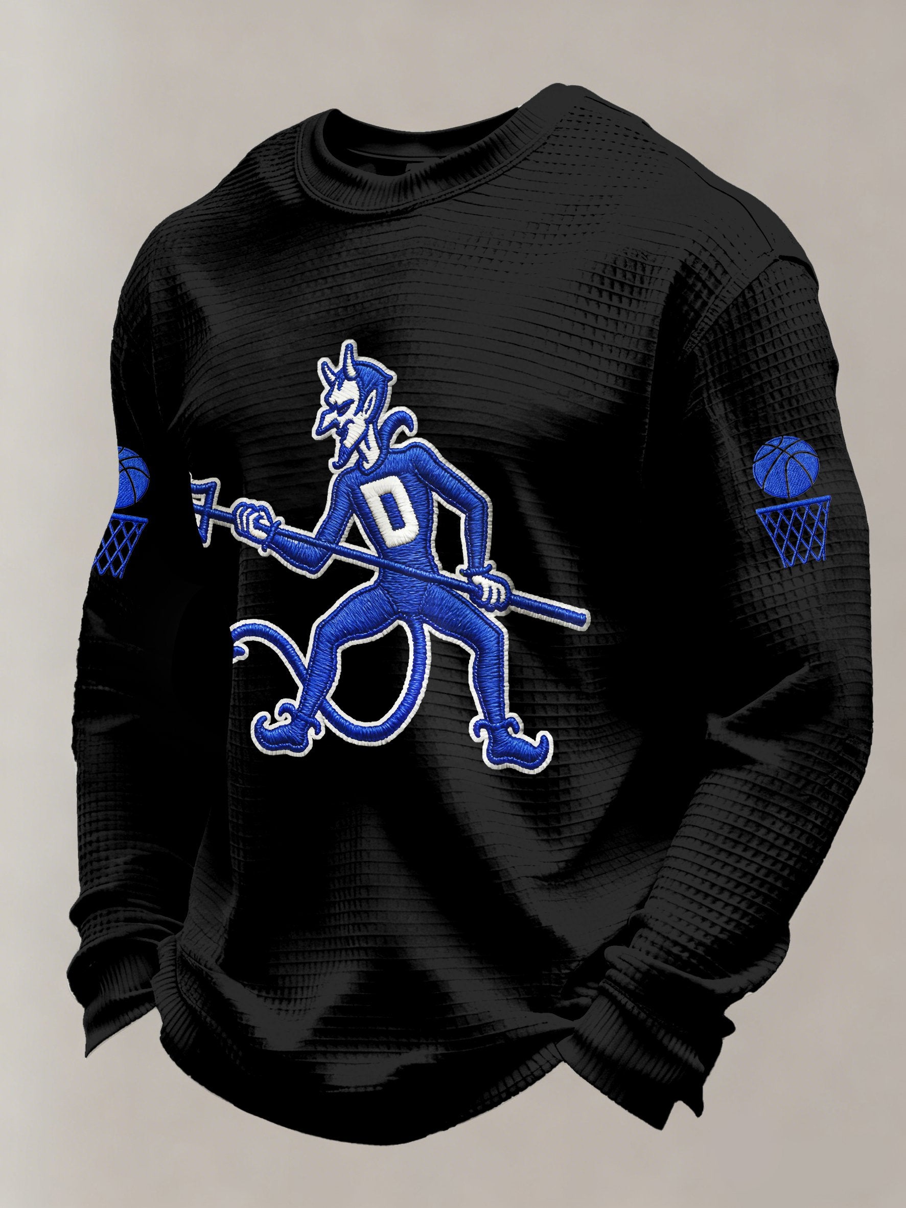 Men's Basketball Printed Casual Long-Sleeved Top